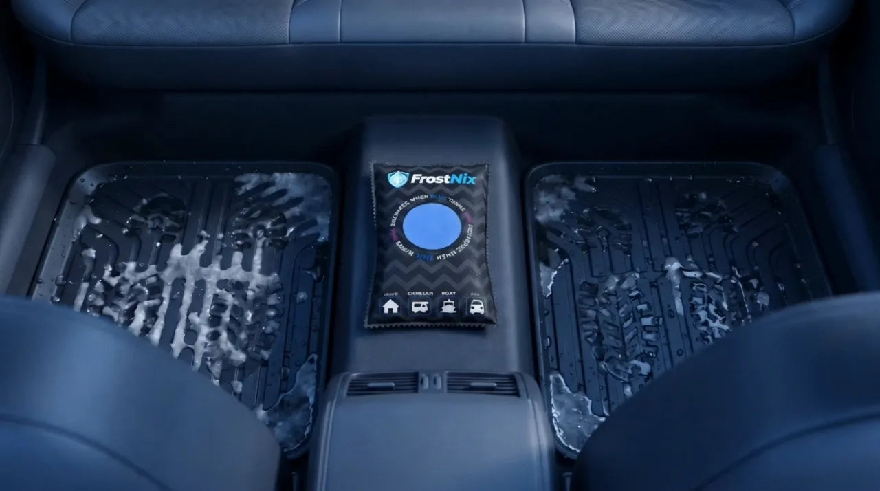 Dry floor mats.